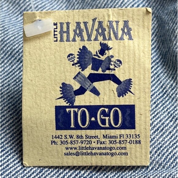 Little Havana Women's Blue Cuban Coat Of Arms Fold Over Messenger Bag - NWT - Picture 10 of 11